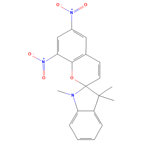 1',3',3'-trimethyl-6,8-dinitrospiro[chromene-2,2'-indole] (CAS: 20200-64-0) - Related Chemical Product
