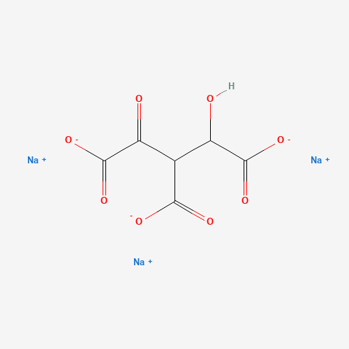 trisodium;1-hydroxy-3-oxopropane-1,2,3-tricarboxylate (CAS: 89304-26-7) - Chemical Structure and Molecular Formula 