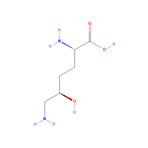 (2S,5R)-2,6-diamino-5-hydroxyhexanoic acid (CAS: 1190-94-9) - Related Chemical Product