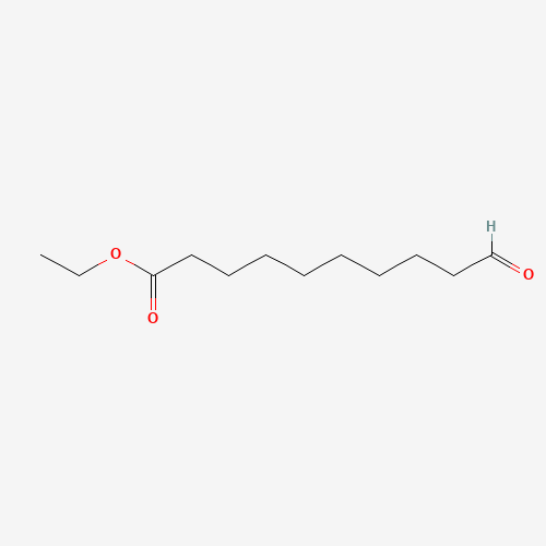 ethyl 10-oxodecanoate (CAS: 692-87-5) - Chemical Structure and Molecular Formula 