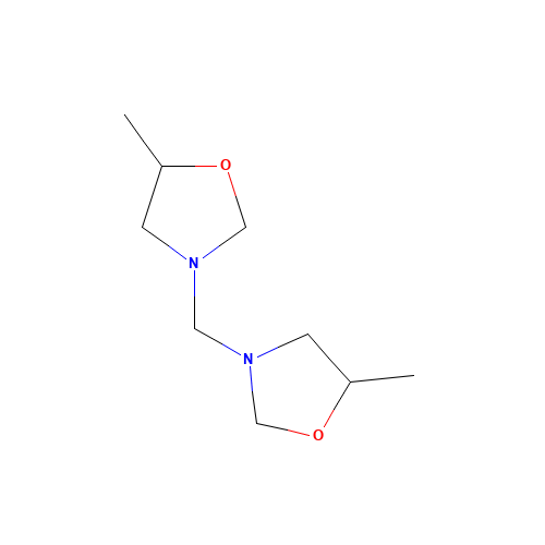 5-methyl-3-[(5-methyl-1,3-oxazolidin-3-yl)methyl]-1,3-oxazolidine (CAS: 66204-44-2) - Related Chemical Product