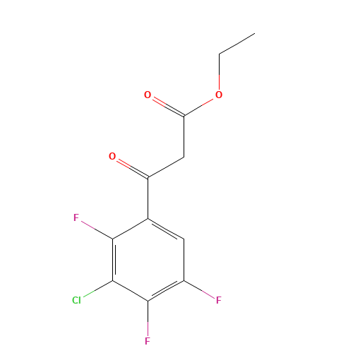 Ethyl 3-(3-chloro-2,4,5-trifluorophenyl)-3-oxopropanoate (CAS: 101987-86-4) - Related Chemical Product