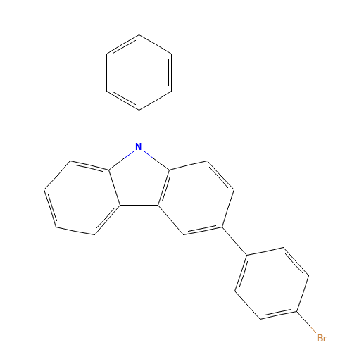 3-(4-BROMOPHENYL)-9-PHENYL-9H-CARBAZOLE (CAS: 1028647-93-9) - Related Chemical Product