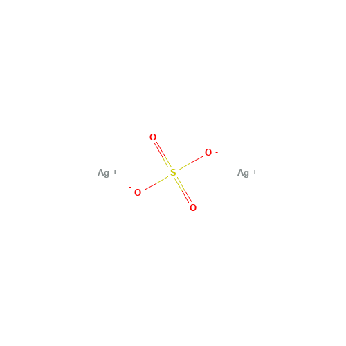 Silver sulfate (CAS: 10294-26-5) - Chemical Structure and Molecular Formula 