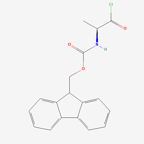 Fmoc-Ala-Cl (CAS: 103321-50-2) - Chemical Structure and Molecular Formula 
