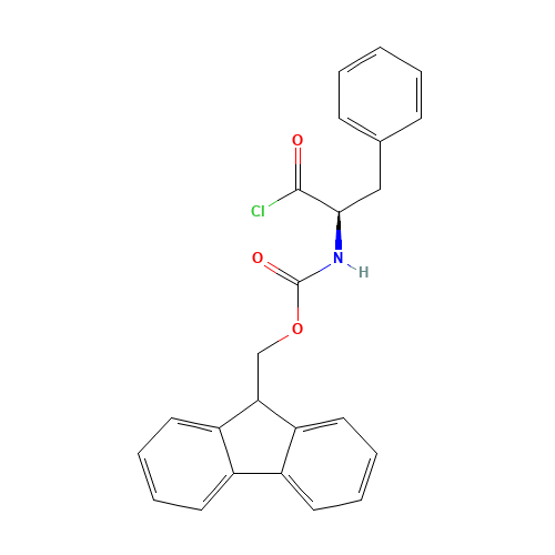 9H-fluoren-9-ylmethyl N-(1-chloro-1-oxo-3-phenylpropan-2-yl)carbamate (CAS: 103321-58-0) - Related Chemical Product