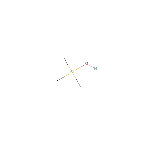 Trimethylsilanol (CAS: 1066-40-6) - Chemical Structure and Molecular Formula 