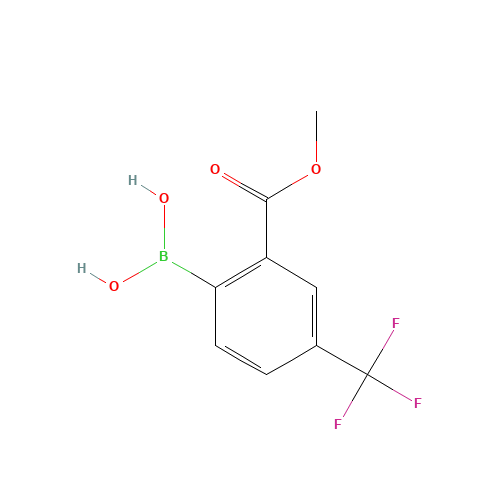 2-(Methoxycarbonyl)-4-(trifluoromethyl)phenylboronic acid (CAS: 1072951-42-8) - Related Chemical Product