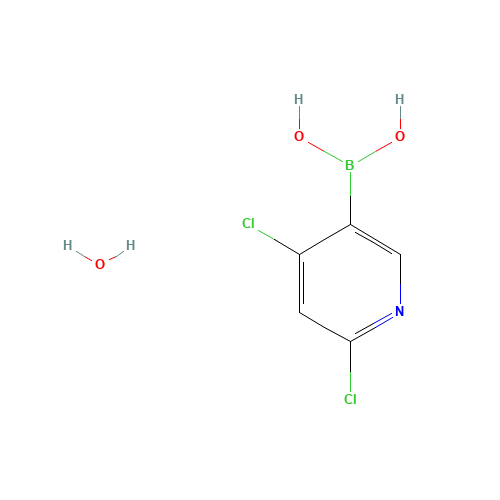 2,4-Dichloropyridine-5-boronic acid hydrate (CAS: 1072952-26-1) - Related Chemical Product