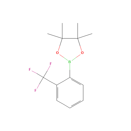 2-[2-(Trifluoromethyl)phenyl]-4,4,5,5-tetramethyl-1,3,2-dioxaborolane (CAS: 1073339-21-5) - Related Chemical Product