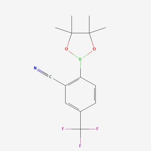 2-CYANO-4-(TRIFLUOROMETHYL)PHENYLBORONIC ACID PINACOL ESTER (CAS: 1073355-21-1) - Related Chemical Product