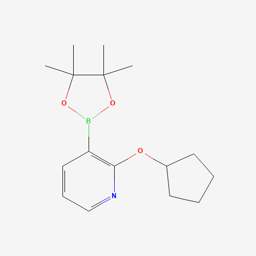 2-Cyclopentyloxypyridine-3-boronic acid pinacol ester (CAS: 1073371-90-0) - Related Chemical Product
