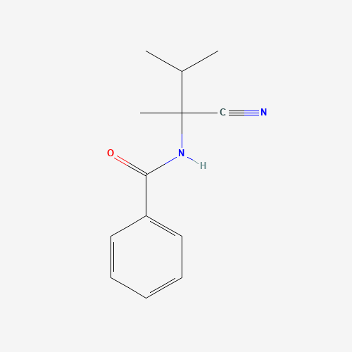 N-(1-Cyano-1,2-dimethylpropyl)benzamide (CAS: 107640-56-2) - Chemical Structure and Molecular Formula 