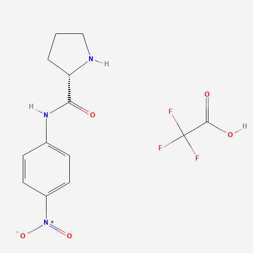 (S)-N-(4-Nitrophenyl)pyrrolidine-2-carboxamide 2,2,2-trifluoroacetate (CAS: 108321-19-3) - Related Chemical Product