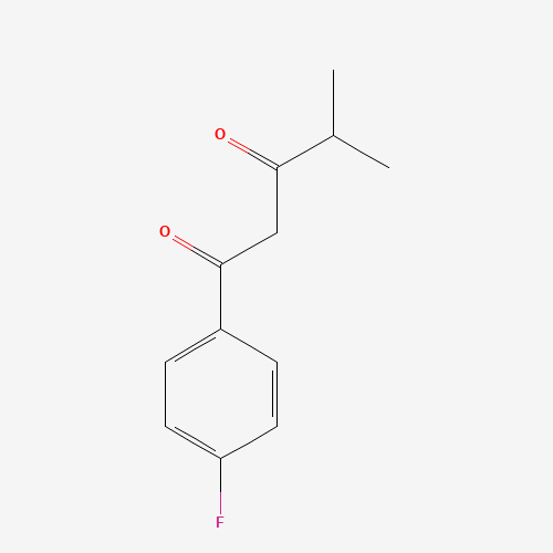 1-(4-fluorophenyl)-4-methylpentane-1,3-dione (CAS: 114433-94-2) - Related Chemical Product
