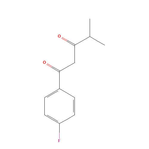 1-(4-fluorophenyl)-4-methylpentane-1,3-dione (CAS: 114433-94-2) - Related Chemical Product