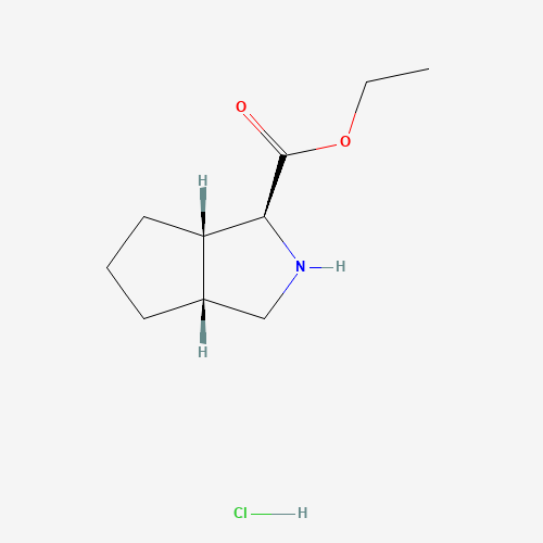 (1S,3aR,6aS)-Ethyl octahydrocyclopenta[c]pyrrole-1-carboxylate hydrochloride (CAS: 1147103-42-1) - Related Chemical Product