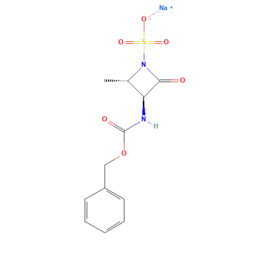 (2S-trans)-2-Methyl-4-oxo-3-[[(phenylmethoxy)carbonyl]amino]-1-azetidinesulfonic acid monosodium salt (CAS: 115887-91-7) - Related Chemical Product