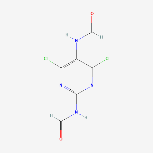 4,6-Dichloro-2,5-diformamidopyrimidine (CAS: 116477-30-6) - Related Chemical Product