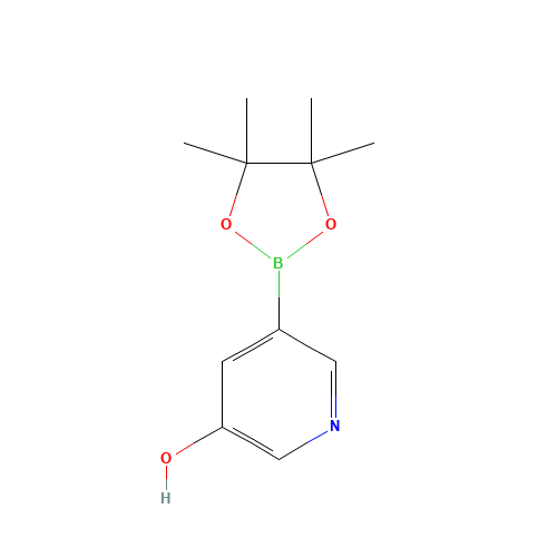 5-(4,4,5,5-tetramethyl-1,3,2-dioxaborolan-2-yl)pyridin-3-ol (CAS: 1171891-35-2) - Related Chemical Product