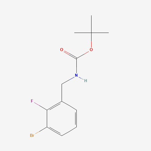 Carbamic acid, N-[(3-bromo-2-fluorophenyl)methyl]-, 1,1-dimethylethyl ester (CAS: 1177558-58-5) - Related Chemical Product
