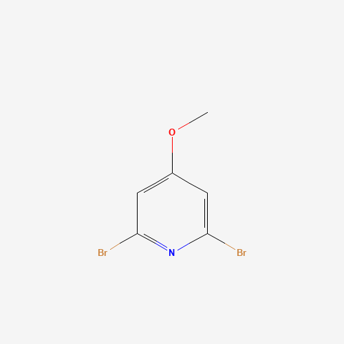 2,6-DIBROMO-4-METHOXYPYRIDINE (CAS: 117873-72-0) - Chemical Structure and Molecular Formula 