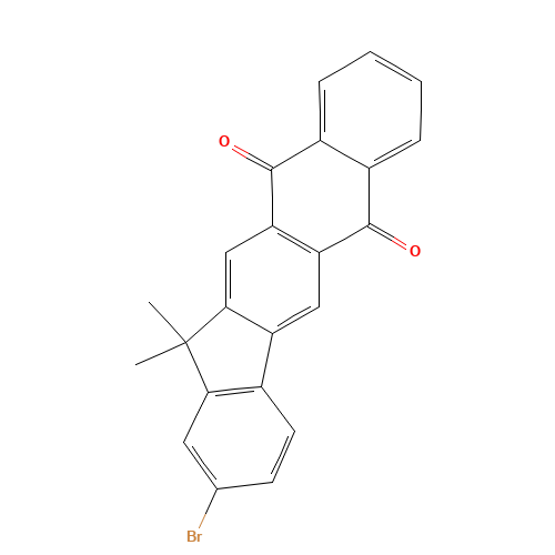 2-Bromo-13,13-dimethyl-6H-indeno[1,2-b]anthracene-6,11(13H)-dione (CAS: 1196107-73-9) - Related Chemical Product