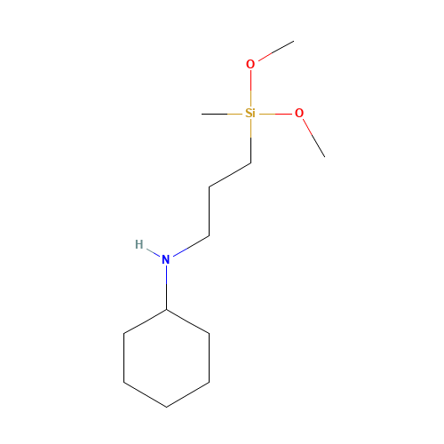 N-(3-(Dimethoxy(methyl)silyl)propyl)cyclohexanamine (CAS: 120218-28-2) - Related Chemical Product