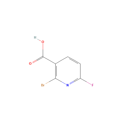 2-BroMo-6-fluoro-nicotinic acid (CAS: 1214332-31-6) - Related Chemical Product