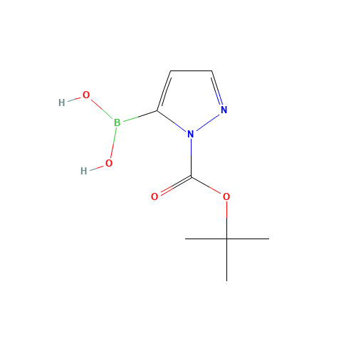 1-(T-BUTOXYCARBONYL)PYRAZOLE-5-BORONIC ACID (CAS: 1217500-54-3) - Related Chemical Product