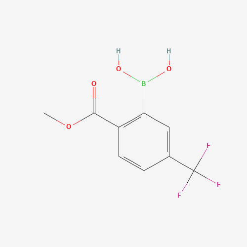 2-(METHOXYCARBONYL)-5-(TRIFLUOROMETHYL)PHENYLBORONIC ACID (CAS: 1217500-62-3) - Related Chemical Product