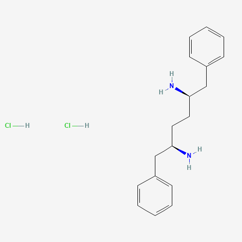 (2R,5R)-1,6-Diphenylhexane-2,5-diaMine dihydrochloride (CAS: 1247119-31-8) - Chemical Structure and Molecular Formula 