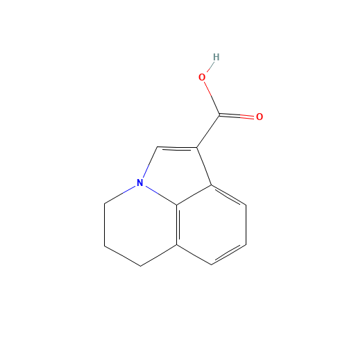5,6-Dihydro-4H-pyrrolo[3,2,1-ij]quinoline-1-carboxylic acid (CAS: 124730-56-9) - Related Chemical Product