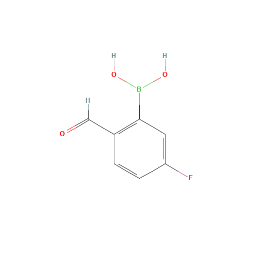 5-FLUORO-2-FORMYLPHENYLBORONIC ACID (CAS: 1256355-30-2) - Related Chemical Product