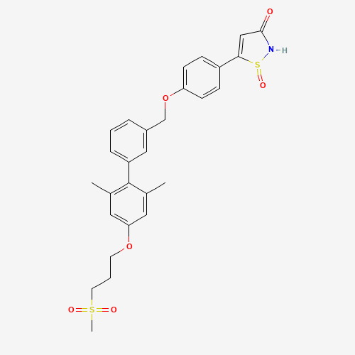 5-(4-((3-(2,6-diMethyl 4-(3-(Methylsulfonyl)propoxy)phenyl)phenyl)Methoxy)phenyl)isothiazol-3-ol 1-oxide (CAS: 1312787-30-6) - Related Chemical Product