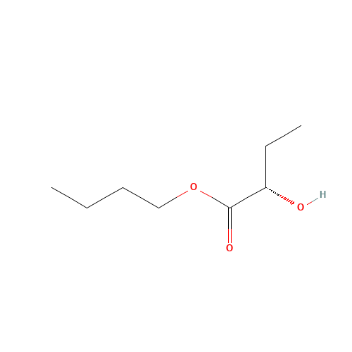 (S)-Butyl 2-hydroxybutanoate (CAS: 132513-51-0) - Chemical Structure and Molecular Formula 
