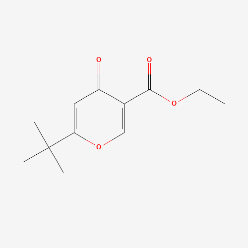 Ethyl 6-(tert-butyl)-4-oxo-4H-pyran-3-carboxylate (CAS: 134653-81-9) - Related Chemical Product