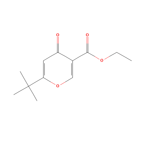 Ethyl 6-(tert-butyl)-4-oxo-4H-pyran-3-carboxylate (CAS: 134653-81-9) - Related Chemical Product