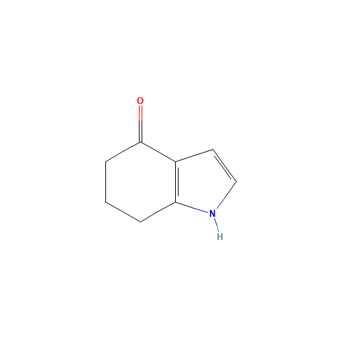 1,5,6,7-Tetrahydro-4H-indol-4-one (CAS: 13754-86-4) - Chemical Structure and Molecular Formula 