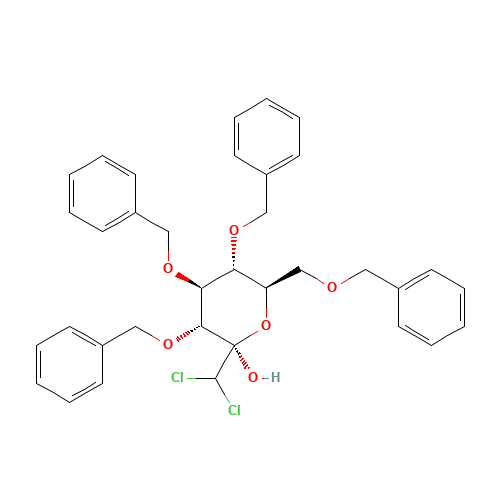 2,3,4,6-Tetra-O-benzyl-1-C-dichloromethyl-D-glucopyranose (CAS: 140658-50-0) - Related Chemical Product