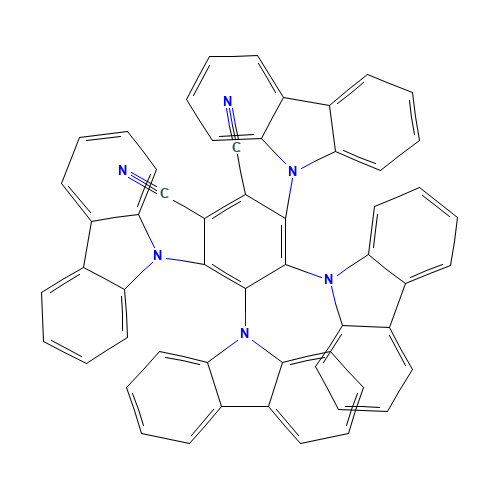 3,4,5,6-tetrakis(carbazol-9-yl)-1,2-dicyanobenzene (CAS: 1416881-51-0) - Related Chemical Product