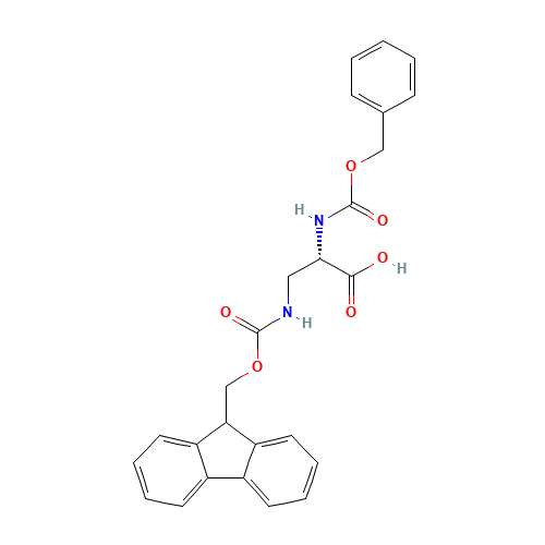 (S)-3-((((9H-Fluoren-9-yl)methoxy)carbonyl)amino)-2-(((benzyloxy)methyl)amino)propanoic acid (CAS: 142855-80-9) - Related Chemical Product