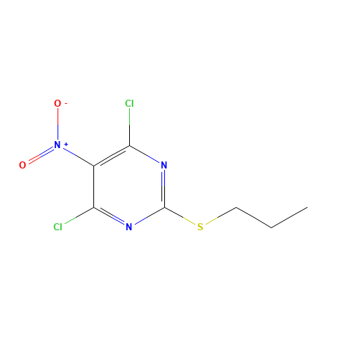 4,6-Dichloro-5-nitro-2-(propylthio)pyrimidine (CAS: 145783-14-8) - Related Chemical Product