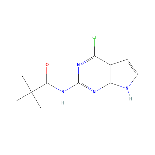 N-(4-Chloro-7H-pyrrolo[2,3-d]pyrimidin-2-yl)-2,2-dimethylpropionamide (CAS: 149765-15-1) - Related Chemical Product