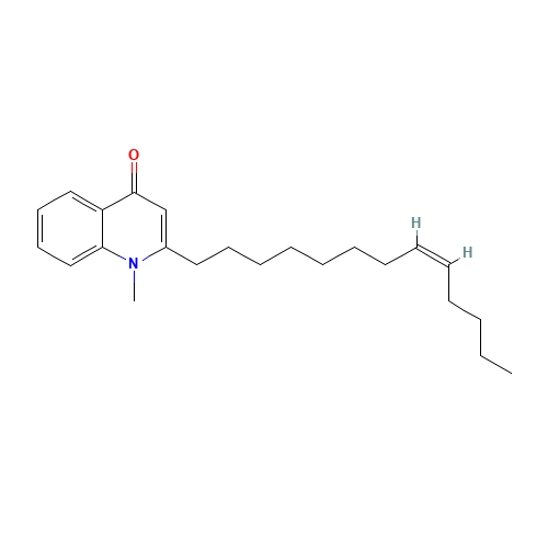 (Z)-1-Methyl-2-(tridec-8-en-1-yl)quinolin-4(1H)-one (CAS: 15266-38-3) - Related Chemical Product