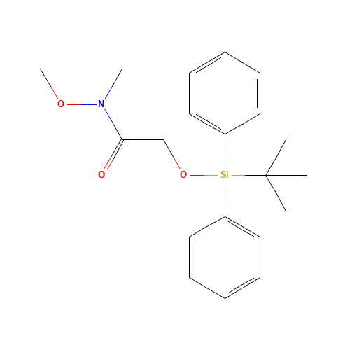 2-((tert-Butyldiphenylsilyl)oxy)-N-methoxy-N-methylacetamide (CAS: 154698-93-8) - Related Chemical Product