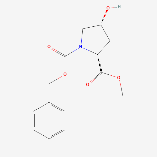 (2R,4R)-1-Benzyl 2-methyl 4-hydroxypyrrolidine-1,2-dicarboxylate (CAS: 155075-23-3) - Related Chemical Product