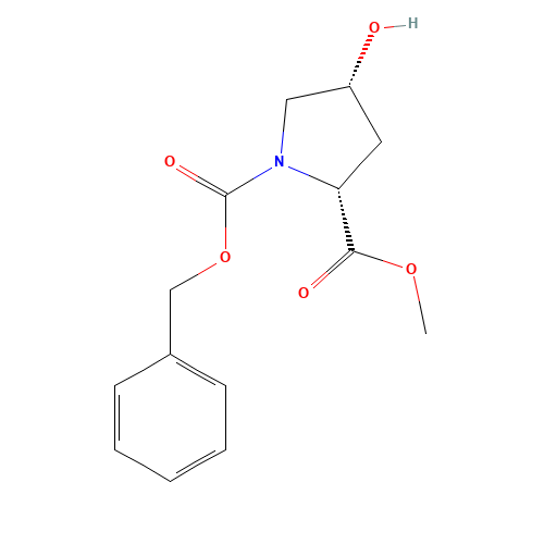 (2R,4R)-1-Benzyl 2-methyl 4-hydroxypyrrolidine-1,2-dicarboxylate (CAS: 155075-23-3) - Related Chemical Product