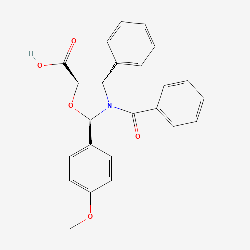 (2R,4S,5R)-3-Benzoyl-2-(4-methoxyphenyl)-4-phenyl-5-oxazolidinecarboxylic acid (CAS: 157826-10-3) - Related Chemical Product
