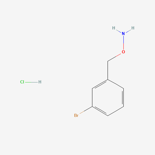 O-(3-Bromobenzyl)hydroxylamine hydrochloride (CAS: 159023-41-3) - Chemical Structure and Molecular Formula 